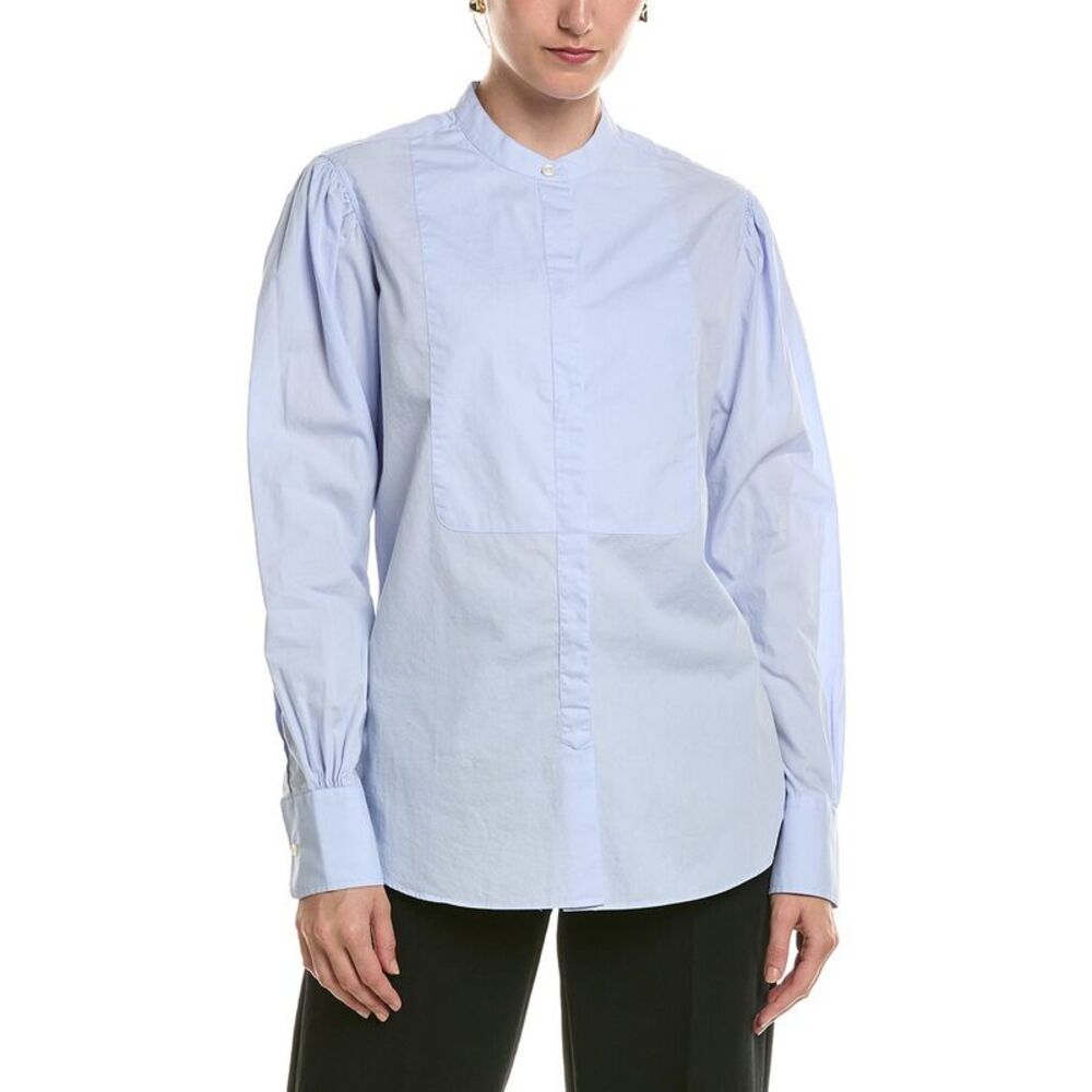 Officine Générale Womens  Edith Shirt, Blue